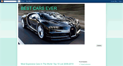 Desktop Screenshot of best-cars-ever.blogspot.com