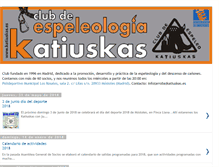 Tablet Screenshot of espeleo-katiuskas.blogspot.com