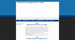 Desktop Screenshot of juegolin.blogspot.com