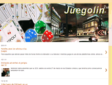 Tablet Screenshot of juegolin.blogspot.com