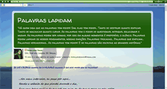 Desktop Screenshot of palavraslapidam.blogspot.com