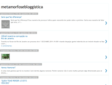 Tablet Screenshot of metamorfosebloggistica.blogspot.com