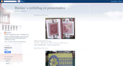 Desktop Screenshot of marianscuttlebugenponscreaties.blogspot.com