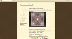 Desktop Screenshot of espectaculosconde.blogspot.com