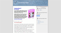 Desktop Screenshot of conceiving-ababy.blogspot.com