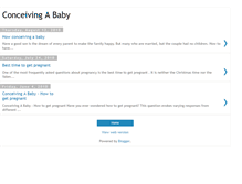 Tablet Screenshot of conceiving-ababy.blogspot.com