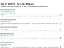 Tablet Screenshot of aoe-regicideheaven.blogspot.com