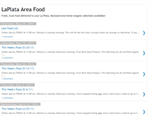 Tablet Screenshot of laplata-area-food.blogspot.com