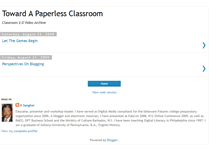 Tablet Screenshot of nopaperclassroom.blogspot.com