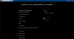 Desktop Screenshot of kurso.blogspot.com