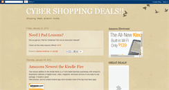Desktop Screenshot of cyber-shopping-deals.blogspot.com