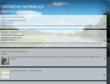 Tablet Screenshot of cronicas-normales.blogspot.com
