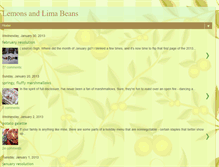 Tablet Screenshot of lemonsandlimabeans.blogspot.com