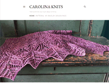 Tablet Screenshot of carolinaknits.blogspot.com