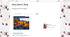 Desktop Screenshot of mistybeier.blogspot.com