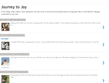 Tablet Screenshot of journeytojoy-timberwolf123.blogspot.com