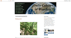 Desktop Screenshot of owlscabinet.blogspot.com