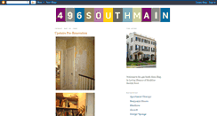 Desktop Screenshot of 496southmain.blogspot.com