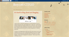 Desktop Screenshot of citgo-boycott.blogspot.com