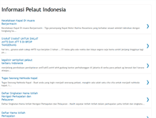 Tablet Screenshot of informasipelaut.blogspot.com