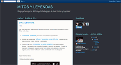 Desktop Screenshot of mitos5b.blogspot.com