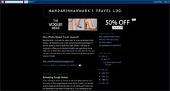 Desktop Screenshot of mandarinmanmarktravel.blogspot.com