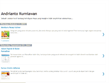 Tablet Screenshot of a-kurniawan.blogspot.com