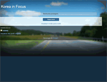 Tablet Screenshot of koreanfocus.blogspot.com