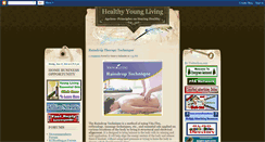 Desktop Screenshot of healthyyoungliving.blogspot.com