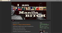 Desktop Screenshot of manilabitch.blogspot.com