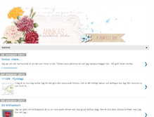Tablet Screenshot of annikas-kreativa-sida.blogspot.com