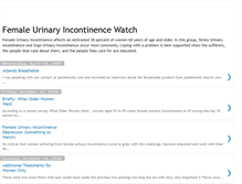 Tablet Screenshot of femaleincontinence.blogspot.com