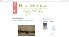 Desktop Screenshot of highmeadowsvineyardinn.blogspot.com