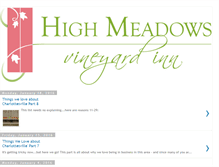 Tablet Screenshot of highmeadowsvineyardinn.blogspot.com