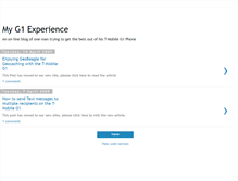 Tablet Screenshot of g1-experience.blogspot.com