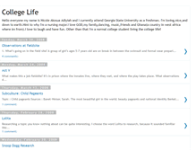 Tablet Screenshot of collegelifeadiyiah.blogspot.com