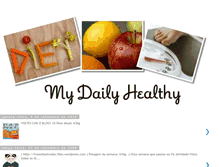 Tablet Screenshot of mydailyhealthy.blogspot.com