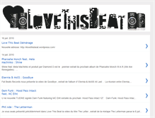 Tablet Screenshot of lovethisbeat.blogspot.com