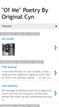 Mobile Screenshot of originalcynpoetry.blogspot.com