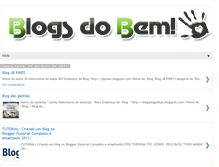 Tablet Screenshot of blogsdobem.blogspot.com