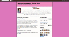 Desktop Screenshot of notanotherhealthyrecipeblog.blogspot.com