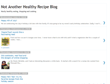 Tablet Screenshot of notanotherhealthyrecipeblog.blogspot.com