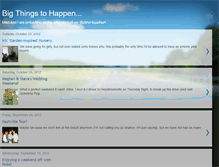 Tablet Screenshot of bigthingstohappen.blogspot.com