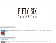 Tablet Screenshot of fiftysixfreckles.blogspot.com