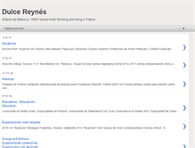 Tablet Screenshot of dulcereynes.blogspot.com
