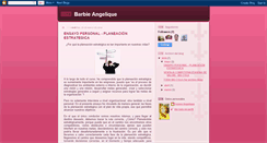 Desktop Screenshot of barbieangelique.blogspot.com