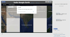 Desktop Screenshot of indiagoogleearth.blogspot.com