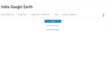 Tablet Screenshot of indiagoogleearth.blogspot.com