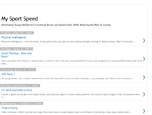 Tablet Screenshot of mysportspeed.blogspot.com