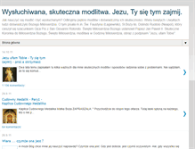 Tablet Screenshot of jezuufamtobie-tysietymzajmij.blogspot.com